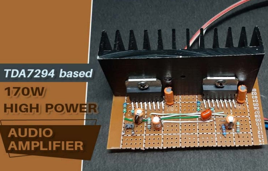 Schema simpla Aplificator cu TDA7294