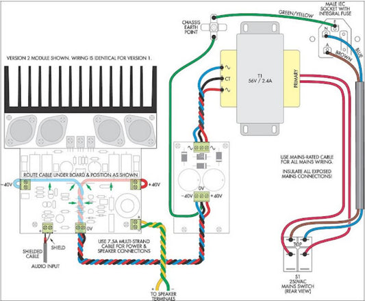 SCHEMA AMPLIFICATOR AUDIO CU 2N3055 SAU TIP3055