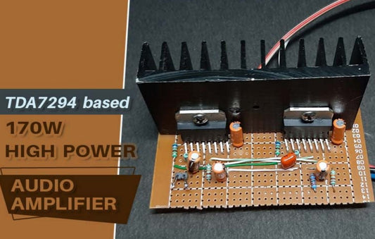 Schema simpla Aplificator cu TDA7294